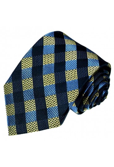 Karokrawatte Gold Blau LORENZO CANA