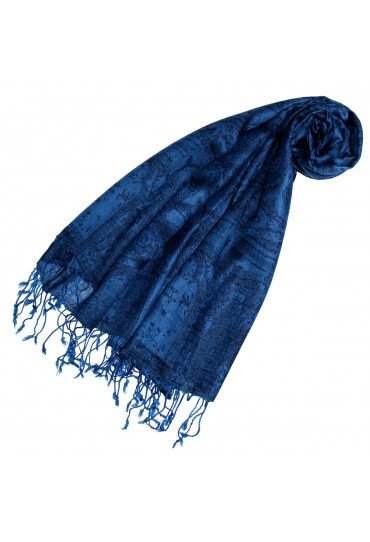 Pashmina Paisley blue dark blue LORENZO CANA
