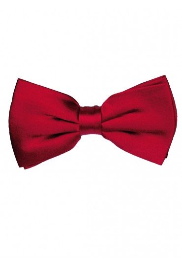 Bow Tie Silk Dark Red Ruby LORENZO CANA
