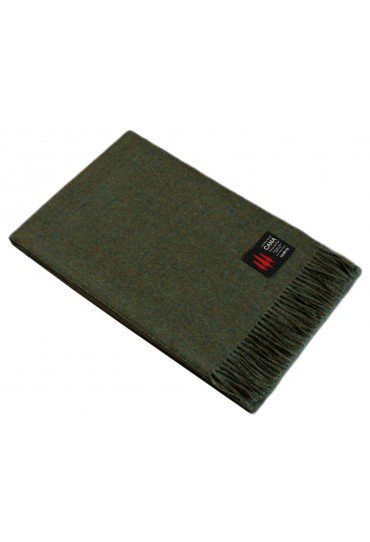 Sofa Blanket 100% Alpaca Olive Green LORENZO CANA