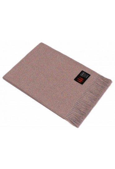 Warm taupe alpaca blanket LORENZO CANA 