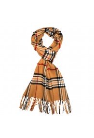 Scarf For Men Comfortable Brown Black LORENZO CANA