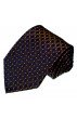 Silk tie gold blue LORENZO CANA