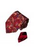 Bow tie men red silk LORENZO CANA