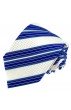 Bow tie Silk blue white LORENZO CANA