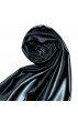 Men's Shawl Silk Viscose Bicolored Steel Navy LORENZO CANA