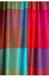 Pashmina 100% Kaschmir Karo türkis lila orangerot grün LORENZO CANA