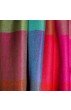Pashmina 100% Kaschmir Karo türkis lila orangerot grün LORENZO CANA