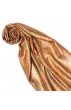 Schal 100% Seide Paisley orange gold hellbraun LORENZO CANA