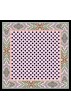 Tuch Damen 100% Seide rosa schwarz taupe orange Punkte LORENZO CANA