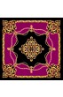 XL Damentuch 100% Seide Floral Pink Violett LORENZO CANA