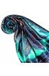 Tuch für Herren türkis rose blau Seide Floral LORENZO CANA