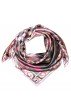 Tuch für Damen rosa grau apricot Seide Floral LORENZO CANA