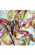 Tuch Herren 100% Seide aqua senf pink Floral LORENZO CANA