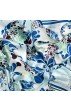 Tuch Herren 100% Seide aqua blau grün Floral LORENZO CANA