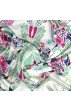 Tuch Damen 100% Seide hellgrün rosa violett Floral LORENZO CANA