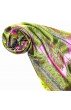 Tuch für Herren grün rosa gold Seide Floral LORENZO CANA