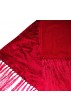 Schal Herren Seide Damast Floral rot LORENZO CANA