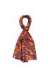 Schaltuch Damen Paisley violett orange LORENZO CANA