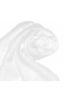 Herrenschal 100% Leinen Unifarben creme weiss LORENZO CANA