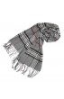Neck scarf gray black white 