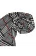 Mister scarf gray black white 